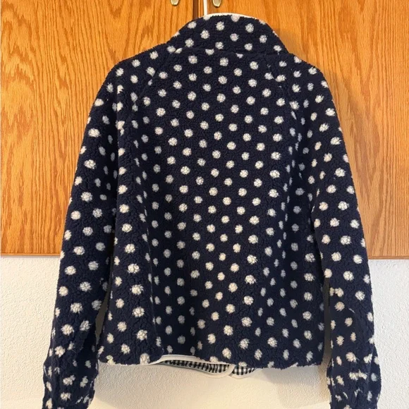 Midnight Lunch Polka Dot Fleece Jacket - Picture 3 of 7